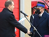 Oficjalne przekazanie nowe samochodu OSP Topola