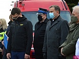 Oficjalne przekazanie nowe samochodu OSP Topola