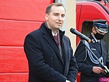 Oficjalne przekazanie nowe samochodu OSP Topola