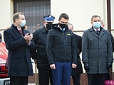 Oficjalne przekazanie nowe samochodu OSP Topola