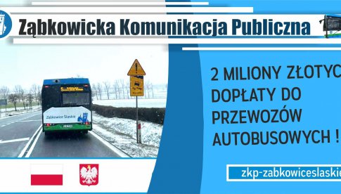 Dwa miliony dopłaty do przewóz autobusów dla Ząbkowic Śląskich