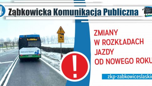 Od 3 stycznia korekta rozkładu Ząbkowickiej Komunikacji Publicznej