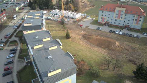 [FOTO] Trwa budowa budynku wielorodzinnego na os. Letnim w Ząbkowicach Śl.