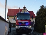 Pożar domu w Kozińcu
