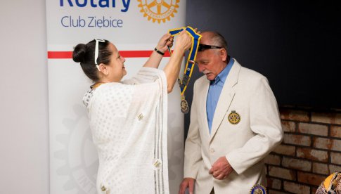 Nowy szef Rotary Club Ziębice