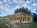 Trwa budowa wiaty rekreacyjnej w Błotnicy