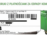 Informacja w sprawie wydruków z płatnościami za śmieci na 2023 rok w gminie Ząbkowice Śląskie