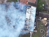 Pożar budynku w Brochocinie