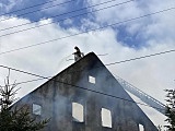 Pożar budynku w Brochocinie