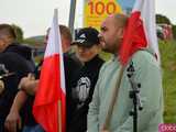 Rolnicy protestują na dk8 w Ząbkowicach Śląskich