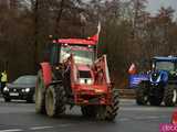  Protest rolników w Ząbkowicach Śląskich. Na ósemkę wyjechało prawie 200 traktorów 