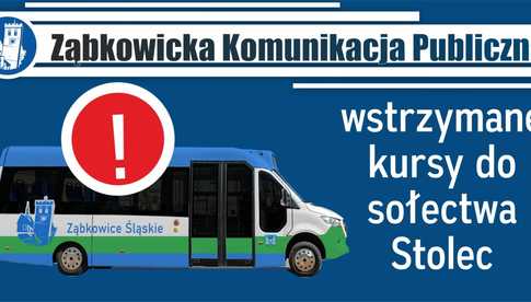 Uwaga pasażerowie Ząbkowickiej Komunikacji Publicznej - od 23 maja kursy do Stolca wstrzymane!