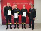 Trzech nowych strażaków rozpoczęło służbę w KP PSP w Ząbkowicach Śląskich