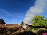 Pożar stodoły w Grodziszczu