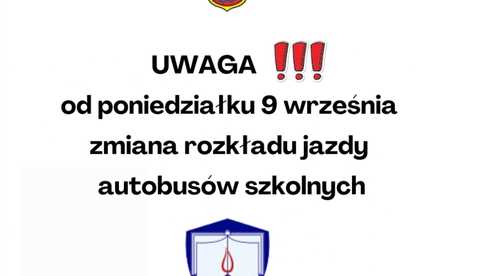 Zmiana rozkładu jazdy autobusów szkolnych w Gminie Bardo obowiązuje od 9 września! [ROZKŁAD JAZDY]