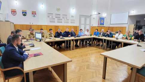 Zarządzanie kryzysowe w powiecie ząbkowickim: Posiedzenie Sztabu