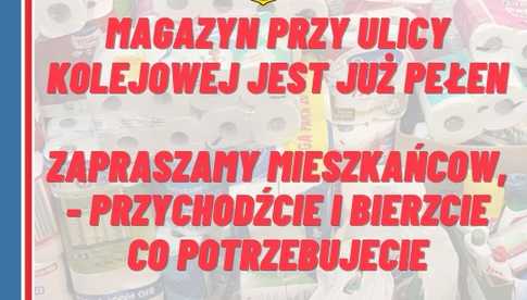 Magazyny z darami dla powodzian z Barda i okolic czekają na mieszkańców