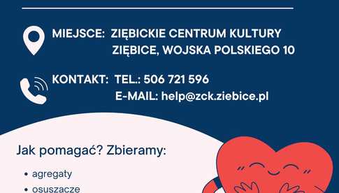 Zbiórka na rzecz poszkodowanych w powodzi – Ziębickie Centrum Kultury organizuje pomoc