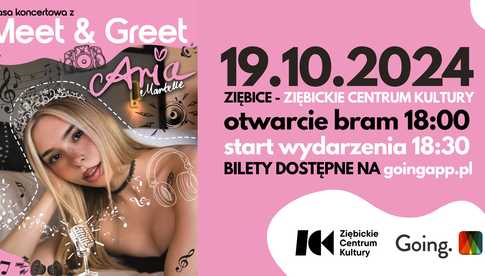 19.10, Aria Martelle rusza w pierwszą trasę koncertową! Ziębice na trasie Meet & Greet