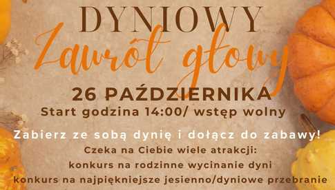 26.10, Warszaty dla dzieci Dyniowy zawrót głowy w Pałacu Marianny Orańskiej