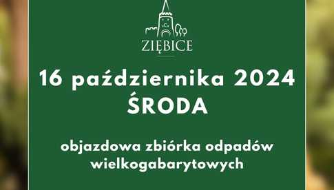 Objazdowa zbiórka odpadów wielkogabarytowych w Ziębicach, Starczówku i Osinie Małej