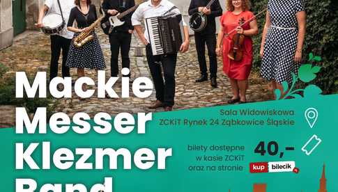 16.11, Koncert zespołu Mackie Messer Klezmer z Czeskiego Raju