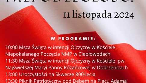 11.11, Gminne obchody Święta Niepodległości w Ciepłowodach