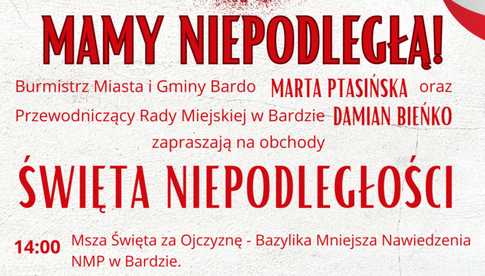 11.11, Uroczyste obchody Święta Niepodległości w Bardzie 