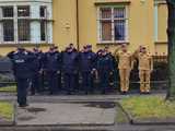 [FOTO] Mundurowi z naszego powiatu oddali hołd tragicznie zmarłemu policjantowi