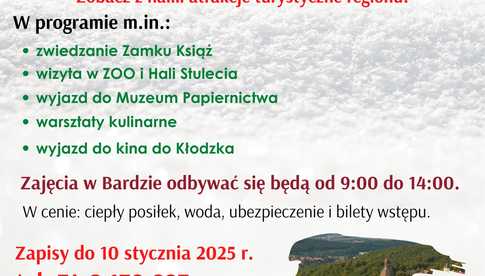 Ferie zimowe 2025 w Bardzie – niezapomniana przygoda dla dzieci!