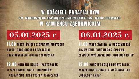 05/06.01, Koncert Kolędy i pastorałki w Kościele Parafialnym w Kamieńcu Ząbkowickim