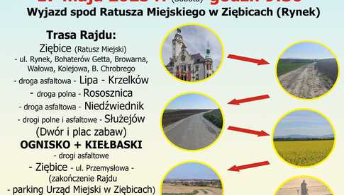 17.05, Ziębice: 26. Rekreacyjny Rajd Rowerowy 