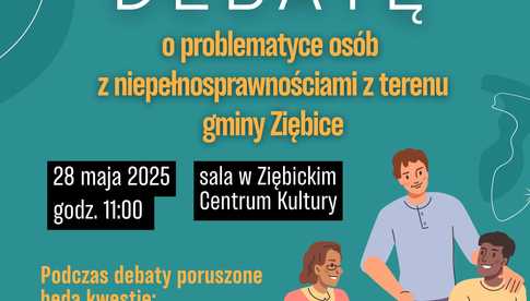 28.05, Debata o problematyce osób z niepełnosprawnościami z terenu gminy Ziębice