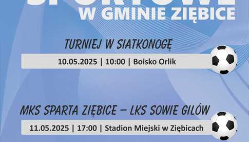 10-11.05, Ziębice: Wydarzenia sportowe 