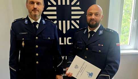 [FOTO] Oficjalne powołanie nowego komendanta Komisariatu Policji w Kamieńcu Ząbkowickim