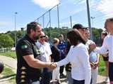 [FOTO] Nowa era sportu w Kamieńcu Ząbkowickim? Minister Sportu sprzedał burmistrzowi kilka ciekawych pomysłów 